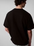 Μαύρο Άνετο T-Shirt Με Λογότυπο  Άνδρας