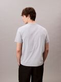 Grey Monogram Logo Easy Tee  Men