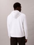 White Logo Graphic Hoodie  Men