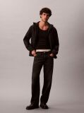 Black Long Sleeve Nylon Flange Windbreaker  Men