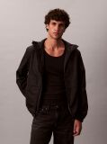 Black Long Sleeve Nylon Flange Windbreaker  Men