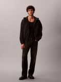 Black Long Sleeve Nylon Flange Windbreaker  Men