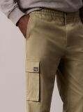 Green Skinny Twill Cargo Pants  Men