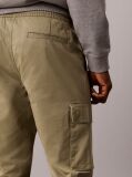 Green Skinny Twill Cargo Pants  Men