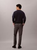 Grey Skinny Twill Cargo Pants  Men