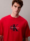 Red Monologo Graphic Relaxed T-Shirt  Men
