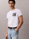 White Short Sleeve Graphic T-Shirt  Men
