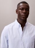 Blue Tonal Stripe Oxford Shirt  Men