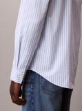 Blue Tonal Stripe Oxford Shirt  Men