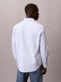 Blue Tonal Stripe Oxford Shirt  Men