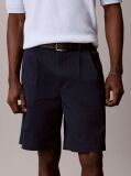 Μπλε Chino Σορτς Από Βαμβακερό Twill  Άνδρας