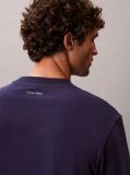 Μπλε T-shirt Με Κεντητό Λογότυπο  Άνδρας