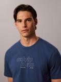 Μπλε Κοντομάνικο T-Shirt Με Travel Graphic Calvin Klein  Άνδρας