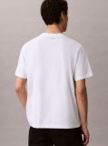 Λευκό Άνετο T-Shirt Με Λογότυπο  Άνδρας