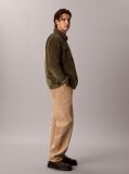 Green Relaxed Corduroy Shirt Jacket  Men
