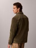 Green Relaxed Corduroy Shirt Jacket  Men