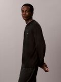 Black Classic Cotton Monogram Jumper  Men