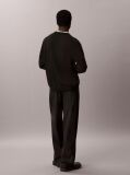 Black Classic Cotton Monogram Jumper  Men