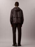 Black All-Over Logo Windbreaker Jacket  Men