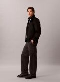 Γκρι Βαμβακερό Παντελόνι Cargo Twill Με Χαλαρή Γραμμή  Άνδρας