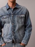 Denim 90s Denim Logo Trucker Jacket  Men