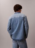 Denim Ανάγλυφο Τζιν Overshirt  Άνδρας