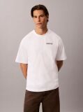 White Relaxed Calvins Or Nothing Graphic T-Shirt  Men