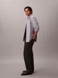 Blue Solid Classic Oxford Button-Down Shirt  Men