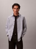 Blue Solid Classic Oxford Button-Down Shirt  Men