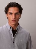 Blue Solid Classic Oxford Button-Down Shirt  Men