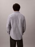 Blue Solid Classic Oxford Button-Down Shirt  Men