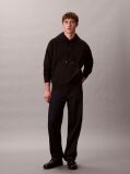 Black Premium Terry Hoodie  Men