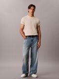 Beige Back Graphic T-Shirt  Men