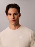 Beige Back Graphic T-Shirt  Men