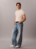 Beige Back Graphic T-Shirt  Men
