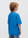Blue Kids' Graphic Logo T-shirt  Boys
