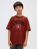 Red Kids' Graphic Logo T-shirt  Boys