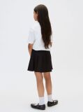 Black Kids' Punto Milano Pleated Skirt  Girls