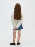 Beige Kids' Striped Cropped Jumper  Girls