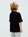 Black Mesh Logo Appliqué T-Shirt  Boys