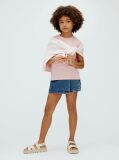 Pink Floral Graphic Slim T-Shirt  Girls