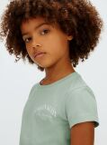 Green Slim Logo T-shirt  Girls