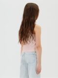 Pink Punto Milano Strap Top  Girls
