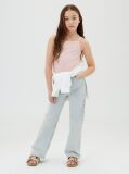 Pink Punto Milano Strap Top  Girls
