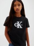 Μαύρο Παιδικό T-Shirt Με Λογότυπο  Κορίτσι
