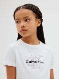 Λευκό Παιδικό T-Shirt Με Λογότυπο  Κορίτσι