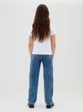 Λευκό Παιδικό Slim T-Shirt Με Λογότυπο  Κορίτσι