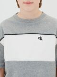 Γκρι Παιδικό T-Shirt Με Color Block Σχέδιο  Αγόρι