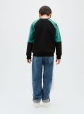 Black Kids' Colour Block Sweatshirt  Boys