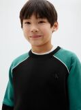 Black Kids' Colour Block Sweatshirt  Boys